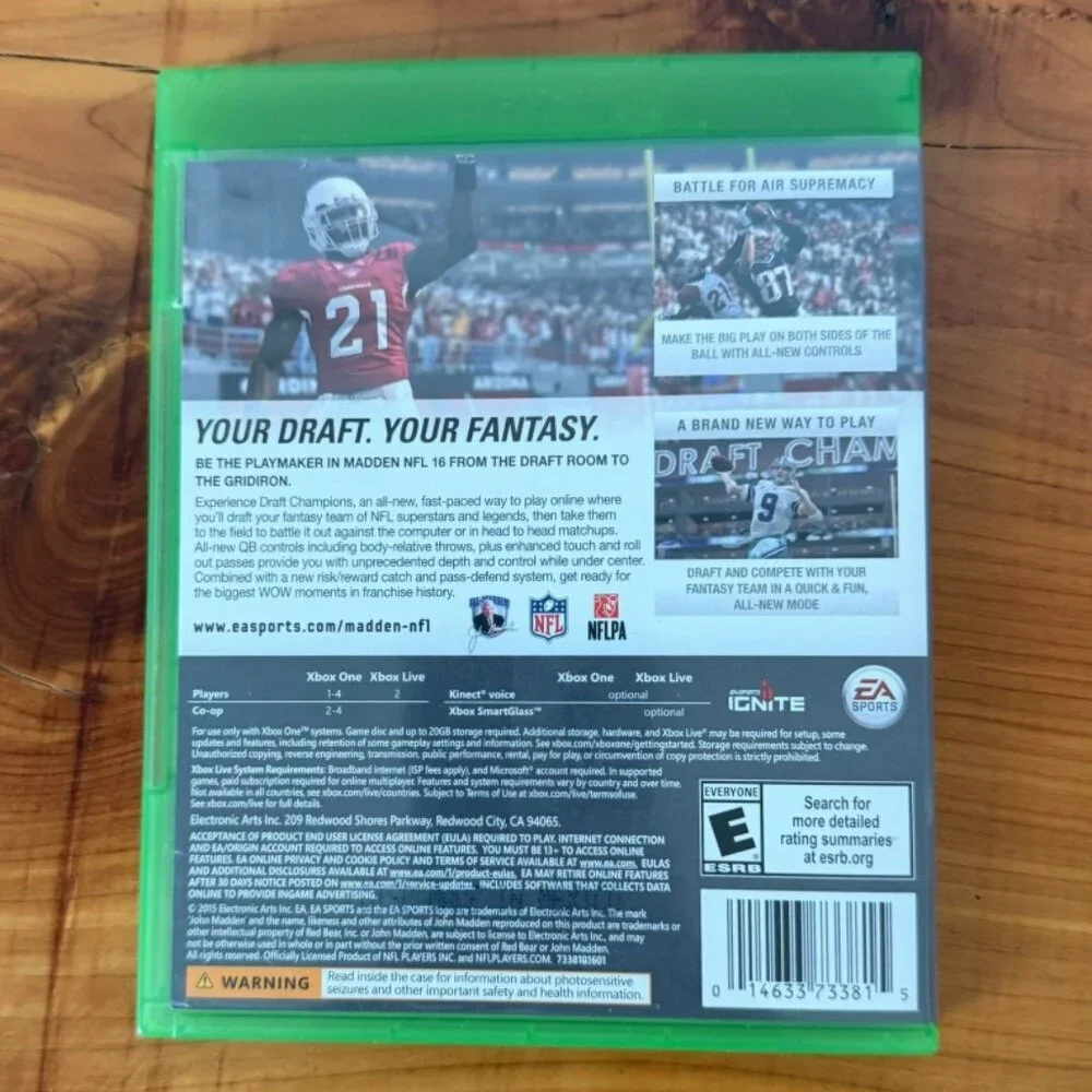 Xbox One Madden NFL 16 Video Game